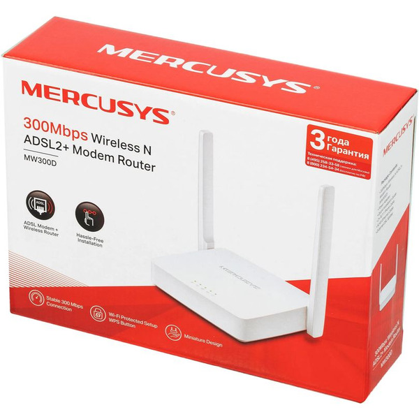 Беспроводной DSL-маршрутизатор Mercusys MW300D