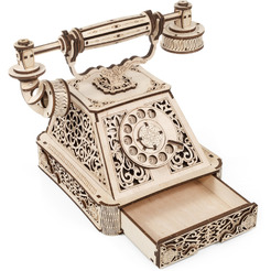 Механическая модель в виде конструктора EWA Ретро Телефон