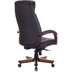 Кресло Бюрократ T-9924WALNUT (черный)