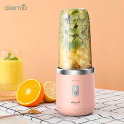 Портативный блендер Deerma DEM-NU05 (розовый)