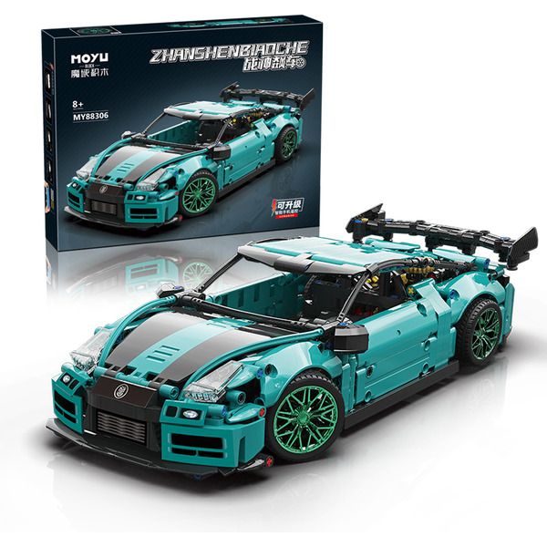 Игрушка конструктор MOYU Nissan GT-R MY88306 (с пультом дистанционного управления и набором электродвигателей)