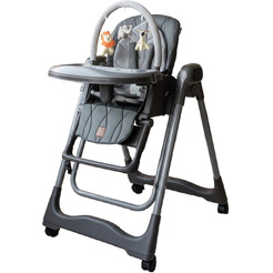 Стульчик для кормления 4в1 VipBaby POLLY GRAPHITE