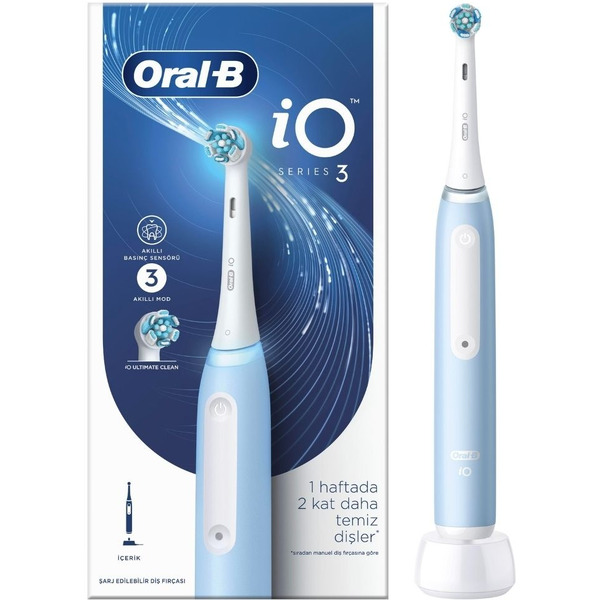Электрическая зубная щетка Oral-B iO_S3_Ice Blue