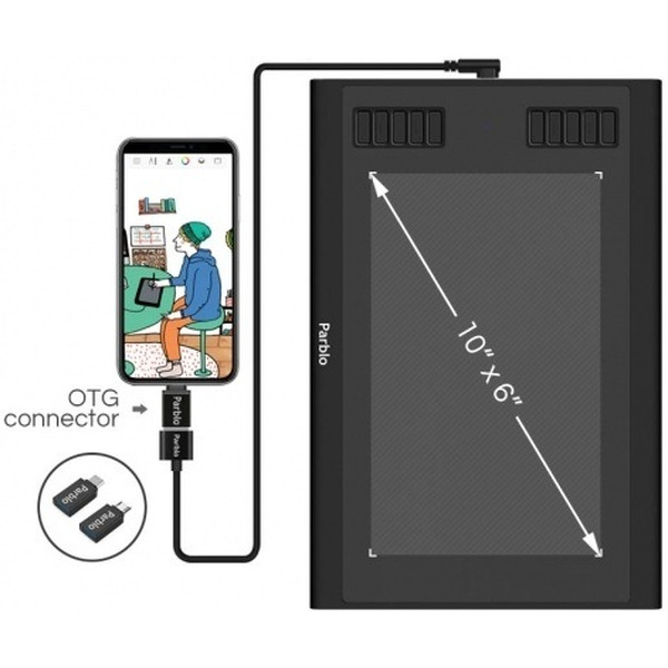 Графический планшет Parblo A610 Plus V2