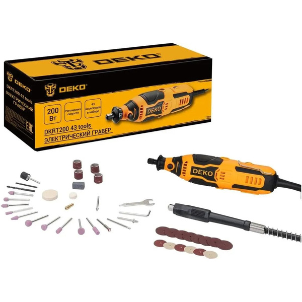 Гравер электрический DEKO DKRT200 (085-1001)