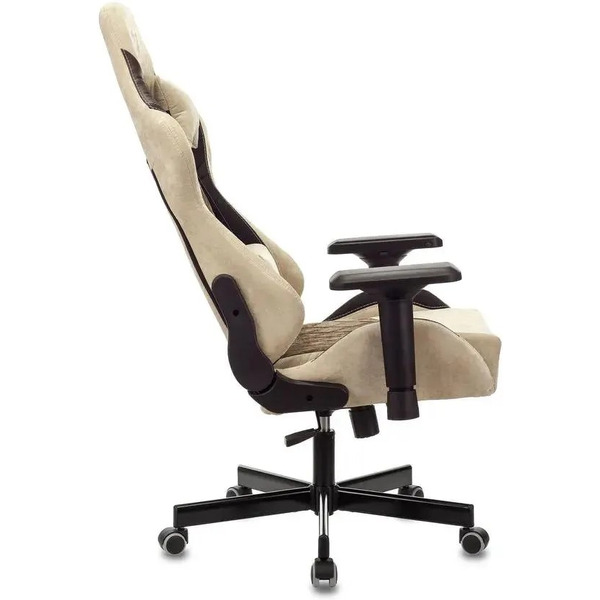 Кресло игровое Zombie VIKING 7 KNIGHT Fabric (бежевый/коричневый)