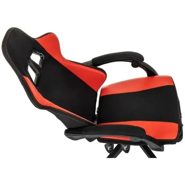 Кресло игровое ZOMBIE Weaver (черный/красный)