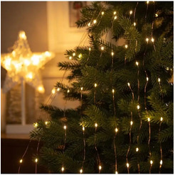 Светодиодная гирлянда Luazon Конский хвост 5206127 (теплый белый)