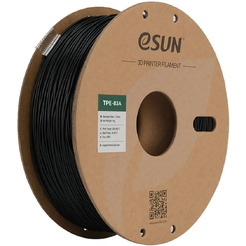 Пластиковая нить ESUN TPE-83A 1,75 мм, 1кг, black (чёрный)
