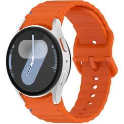 Ремешок Bingo Wave Stitching для SAMSUNG Galaxy Watch 4/5/6/7/FE (оранжевый)