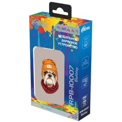 Портативное зарядное устройство Ritmix RPB-10007 (бульдог)