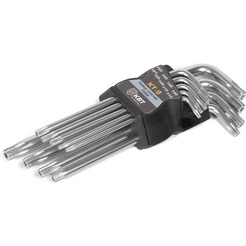 Набор ключей КВТ TORX КТ-9 (Т10-Т50) PROFESSIONAL