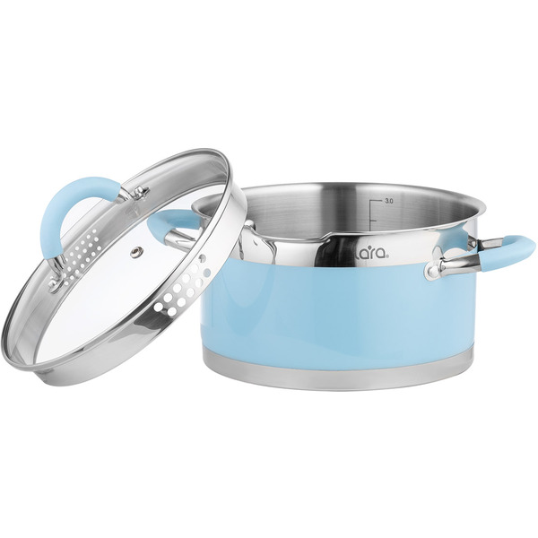 Кастрюля Lara Sky Blue LR02-443