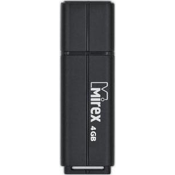 USB Flash MIREX Line Black 4GB (13600-FMULBK04)