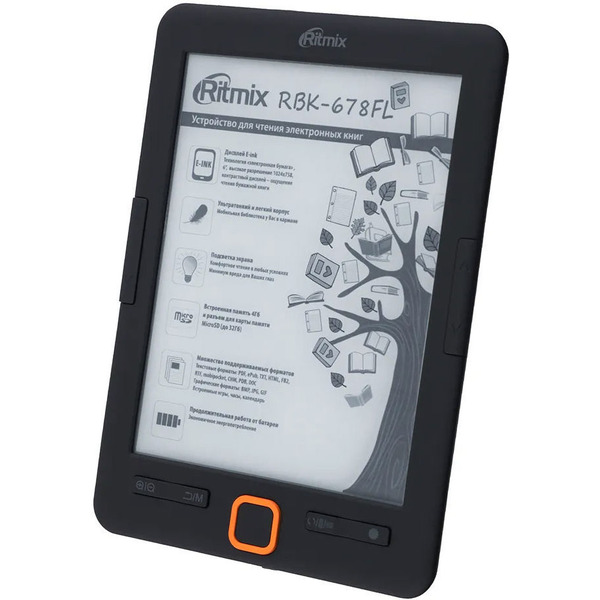 Электронная книга Ritmix RBK-678FL