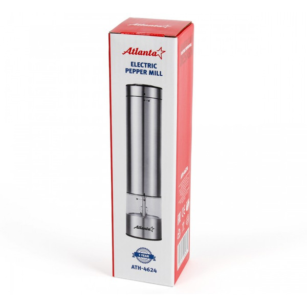 Мельница электрическая для специй Atlanta ATH-4624 (silver)