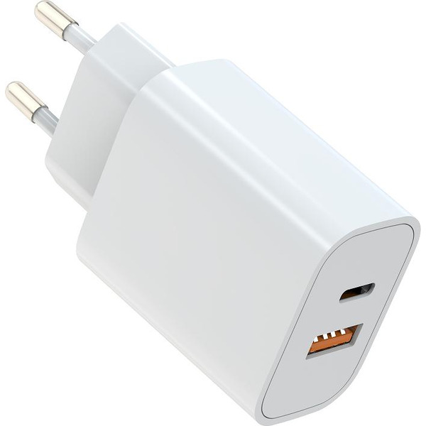 СЗУ ATOMIC ENE YZZY U6 20W 2-порта USB (A+C), цвет белый | 10.211