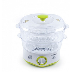 Пароварка стационарная Endever Vita-161 (белый/зеленый)