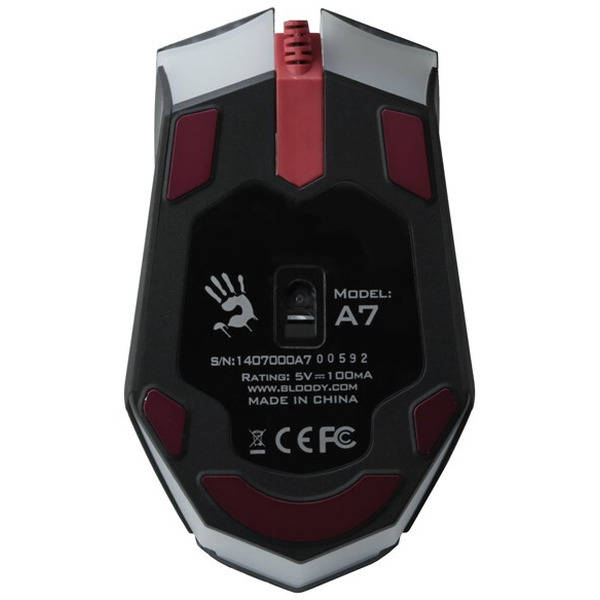 Мышь A4Tech Bloody Blazing A7 (черный)