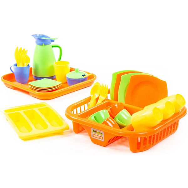 Набор детской посуды Полесье "Алиса" на 4 персоны, 39 предметов (40718)