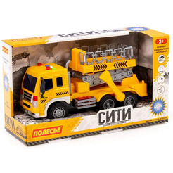 Автомобиль с подъёмником Полесье 89762 Сити