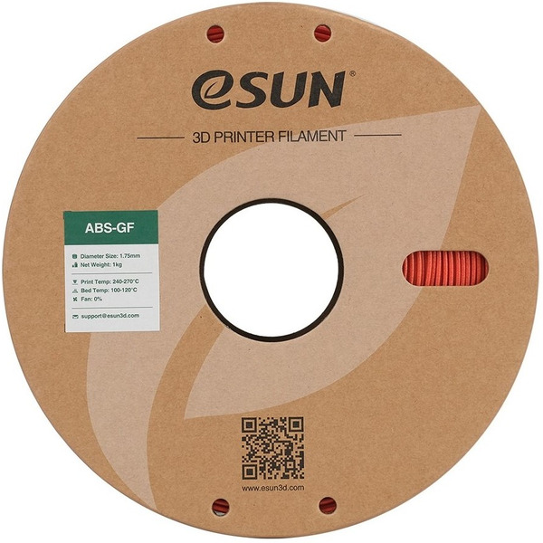Пластиковая нить ESUN ABS-GF 1,75 мм (красный)