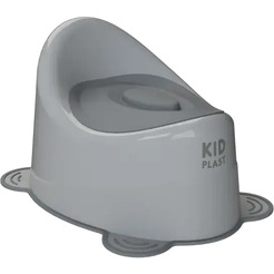 Детский горшок KidPlast Uniks PL045402 (светло-серый/серый)
