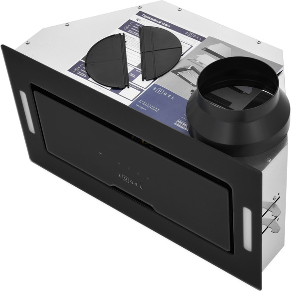Вытяжка ZUGEL ZHI524GB (черная)