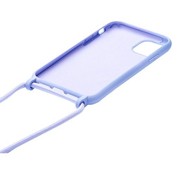 Бампер Bingo Lanyard для Apple iPhone 11 (фиолетовый)