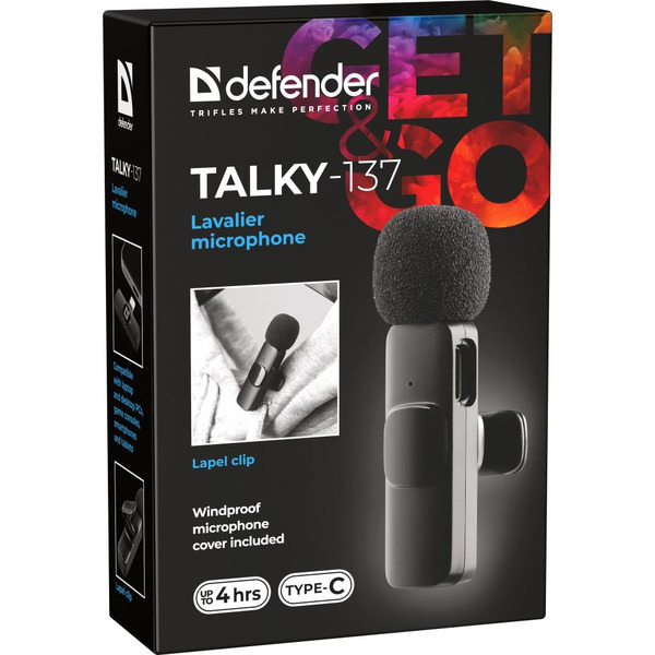 Петличный микрофон Defender Talky-137