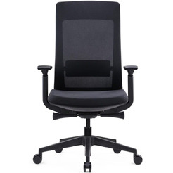 Кресло компьютерное SitZone E-VL002B сетка/ткань, черный, крестов. пластик