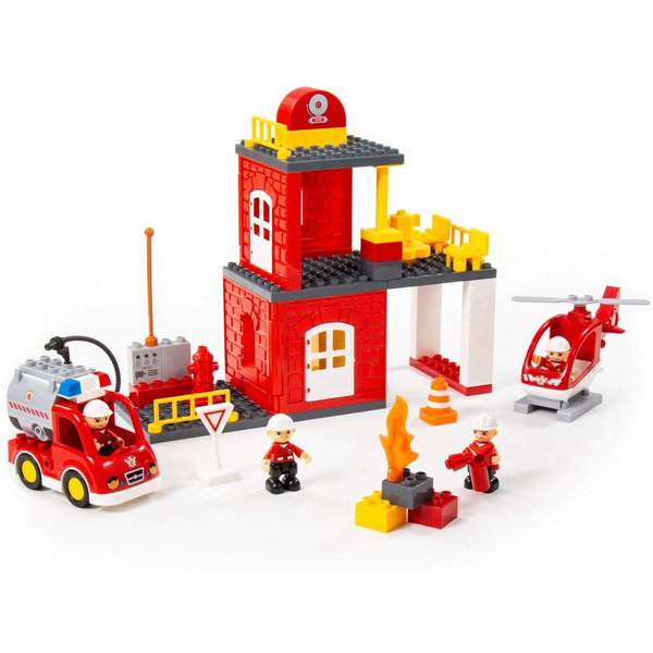 Конструктор Полесье 77516 Пожарная станция