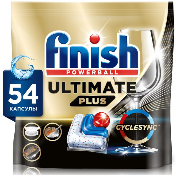 Капсулы для ПММ FINISH Ultimate Plus 54 шт.