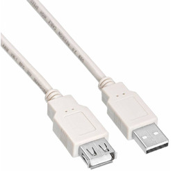 Кабель BURO USB2.0-AM-AF-0.75M