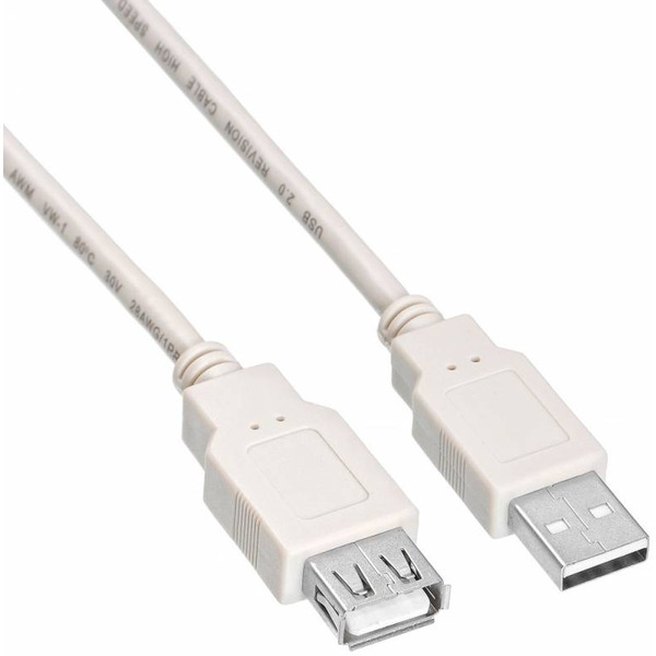 Кабель BURO USB2.0-AM-AF-0.75M