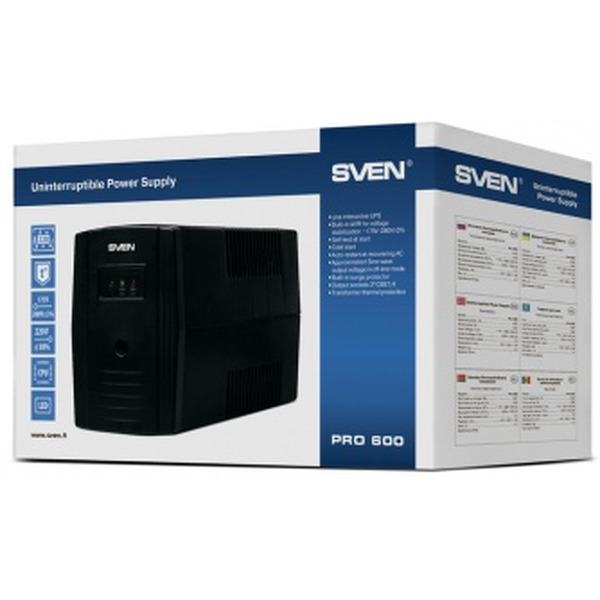 Источник бесперебойного питания SVEN Pro 600