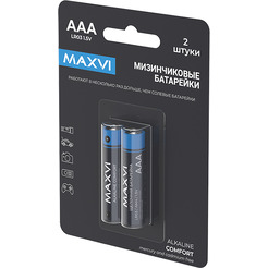 Щелочная батарейка Maxvi COMFORT MBLR03CF2
