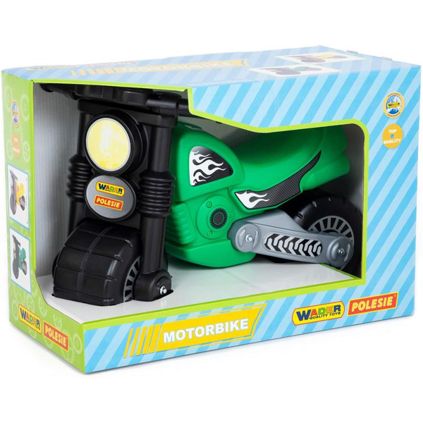 Мотоцикл Полесье 66282 Моторбайк (зелёный)