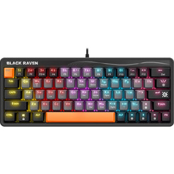 Клавиатура Defender Black Raven GK-417 (серый)