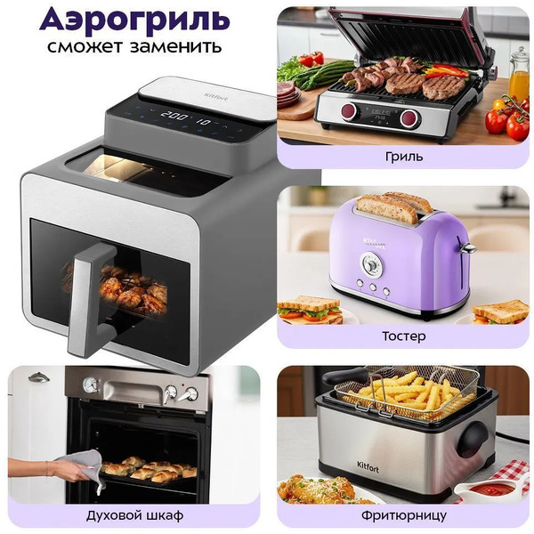 Аэрогриль Kitfort КТ-8161