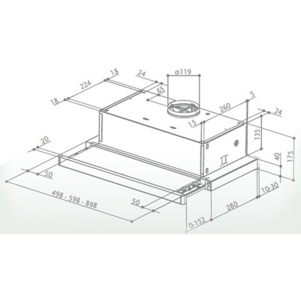 Вытяжка Faber Flox WH A50 315.0567.353