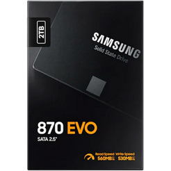 SSD Samsung 870 Evo 2TB MZ-77E2T0BW