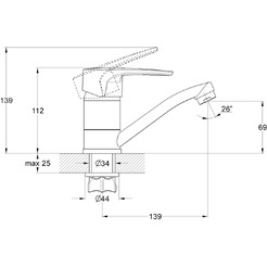 Смеситель Econoce EC0353