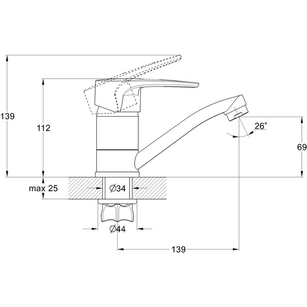 Смеситель Econoce EC0353
