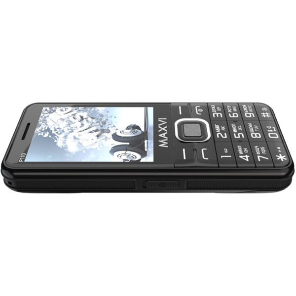 Кнопочный телефон Maxvi P110 (черный)