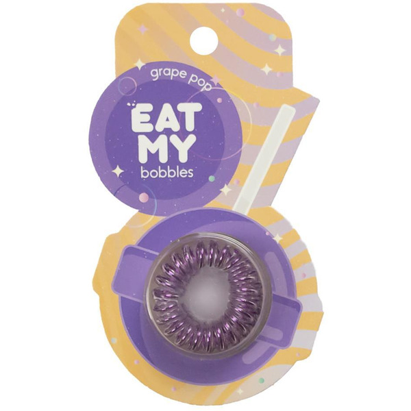 Резинки для волос EAT MY в цвете "Виноградный леденец" 885078 (3 шт)