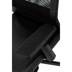 Кресло Бюрократ T-995 черный TW-01 (эко.кожа/сетка)