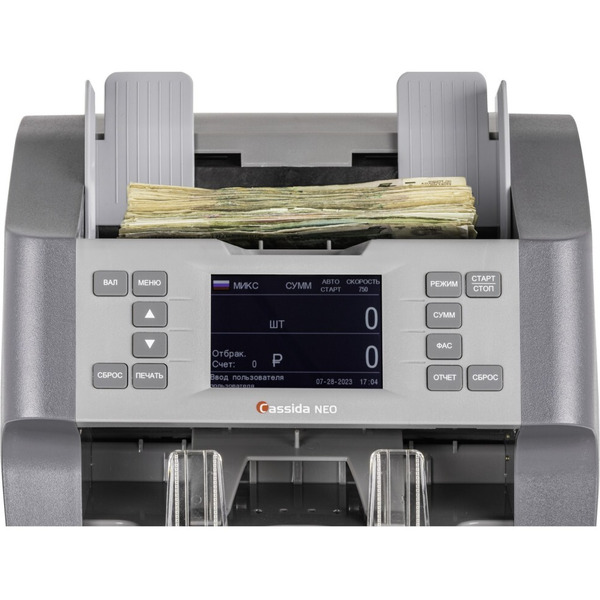 Счетчик-сортировщик банкнот Cassida Neo