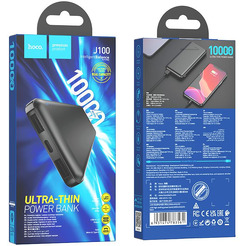 Внешний аккумулятор Hoco J100 10000mAh (черный)