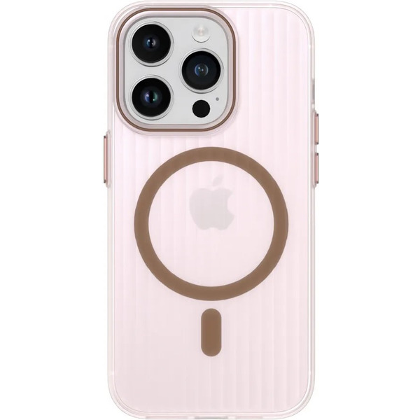 Задняя накладка CASE Translucent Strip Apple iPhone 14 Pro (золотой)